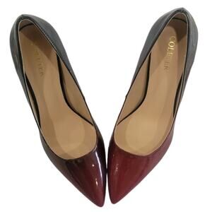 Coleter Red and Black Pointy Toe Pumps Size 9.5